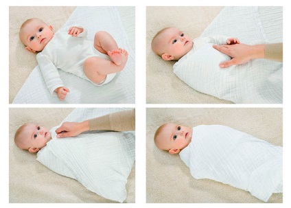 Hogyan kell újszülött babát felvenni egy pelenkán, és megéri