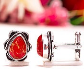 Cumpara cufflinks - iridescent - de la 925 de argint cu negru in magazinul online la targul maestrilor