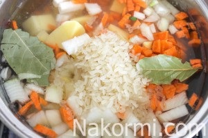 Supă de pui cu orez și rețetă de cartofi cu fotografie, secrete de gătit