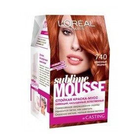 Loreal fenséges mousse 740 tüzes réz, a legjobb hajfesték