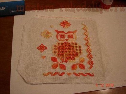 Design de clasă master a broderii cutie