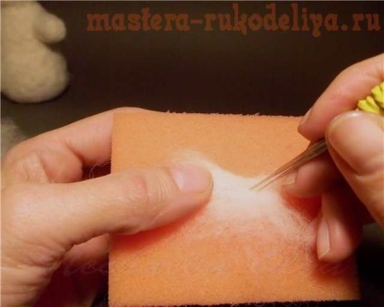 Maestru-clasa pe om de zăpadă uscat felting