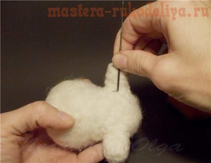 Maestru-clasa pe om de zăpadă uscat felting