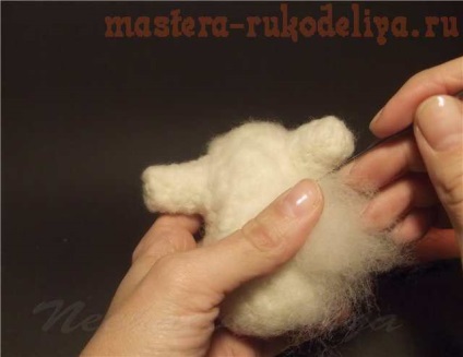 Maestru-clasa pe om de zăpadă uscat felting