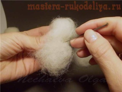 Maestru-clasa pe om de zăpadă uscat felting