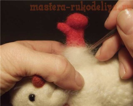 Maestru-clasa pe om de zăpadă uscat felting