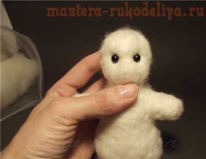 Maestru-clasa pe om de zăpadă uscat felting