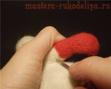 Maestru-clasa pe om de zăpadă uscat felting