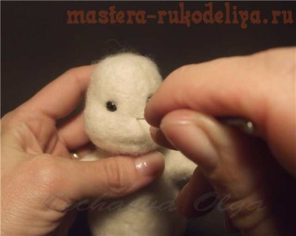 Maestru-clasa pe om de zăpadă uscat felting