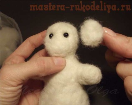 Maestru-clasa pe om de zăpadă uscat felting