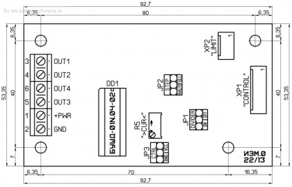 Modul de comandă pentru motor pas cu pas bipolar (