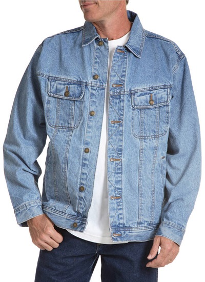 Jachete de blugi pentru bărbați de dimensiuni mari, modele, branduri
