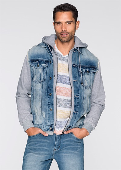 Jachete de blugi pentru bărbați de dimensiuni mari, modele, branduri