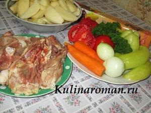 Carne de pui, coaptă într-un manșon, cu legume, rețete delicioase