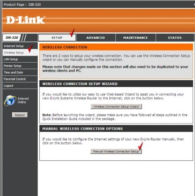 Configurarea întrerupătorului d-link dir-100