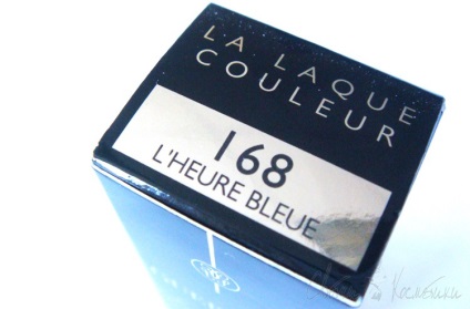 Cuie de culoare a unei cireșe dulci cu un lac la laque couleur de la guerlain într-o umbră 168 l'heure bleue