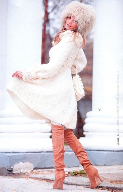 Un blond tricotat frumos de la Svetlana abramochkina
