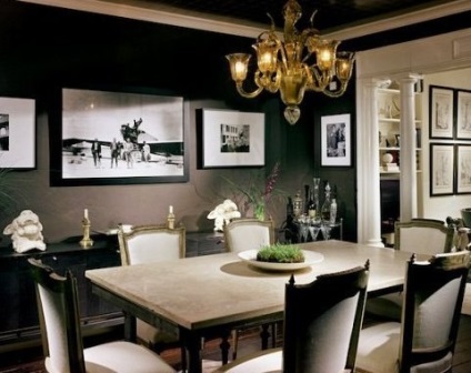 Zona de luat masa în fotografia de bucătărie, idei de design interior