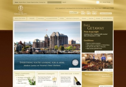 A szállodafoglalási oldalak és szállodai weboldalak kialakítása és trendjei 50 példát mutatnak be