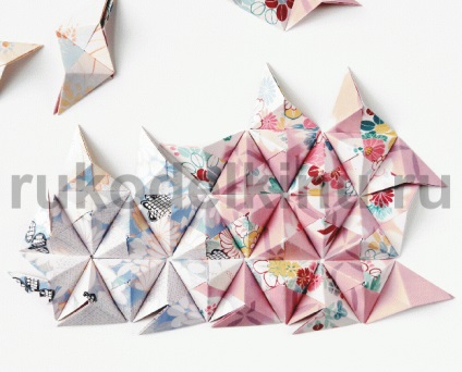 Origami pe perete