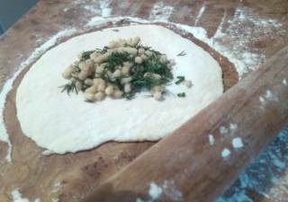 Tortilla Ossetian cu branza si ierburi - reteta cu fotografii pas cu pas