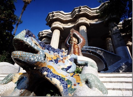 Park Guell în Barcelona