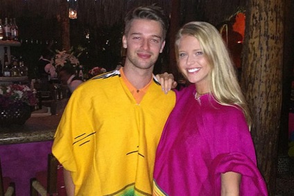 Patrick Schwarzenegger és barátnője, abbie bajnok, egy romantikus fényképet, pletykát osztanak meg