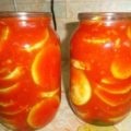 Ardei în tomate pentru rețete de iarnă dulci conserve și fără sterilizare