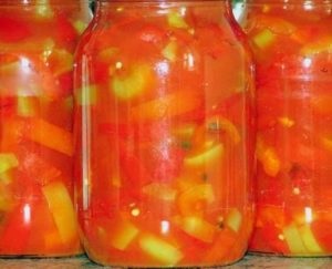 Ardei în tomate pentru rețete de iarnă dulci conserve și fără sterilizare