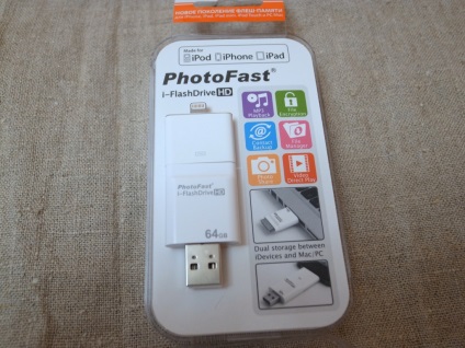 Photofast i-flashdrive hd - flash meghajtó az iPhone számára