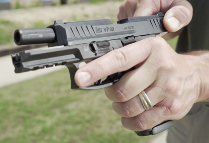 Heckler și kok pistol (heckler koch) - fotografie, armă