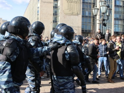 A rendőrség a moszkvai ellenzék fellépésére 8 ezer embert - a politika, Oroszország