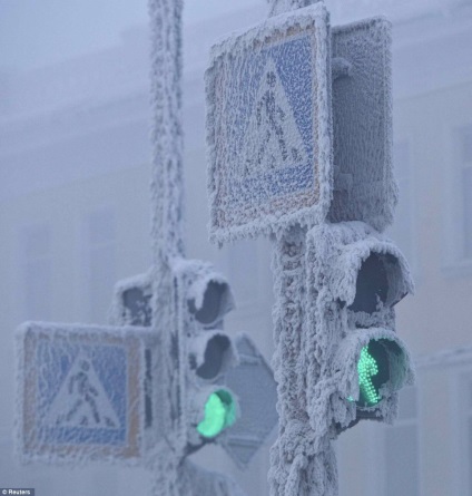 Pole de frig, omyakon, yakutia