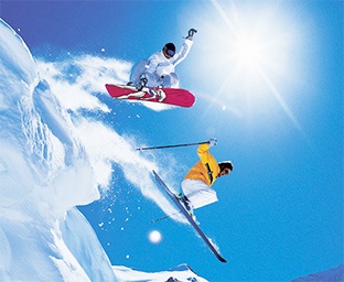 Beneficiați și faceți rău de snowboarding și de schi
