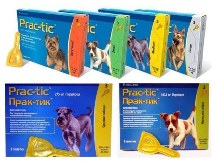 Practitioner from ticks for dogs manual de utilizare, recenzii, preț