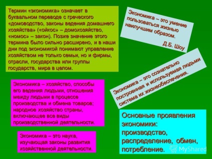 Prezentare pe tema capitolului iii om și economie