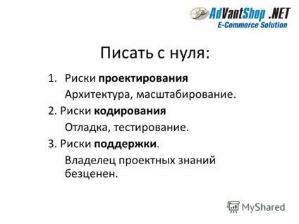 Презентация за това как да се направи бързо интернет магазин на компанията Camille