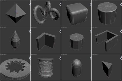 Primitívek a 3d max-ban, 3d max a kezdőknek, soohar-lessons photoshop 3d grafika és fotók