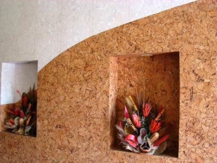 Cork tapet în interiorul fotografie, pentru pereții în leeroy meren, substrat, recenzii, dacă este posibil să lipici pe tapet