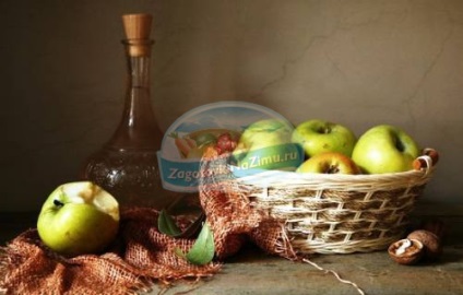 Egyszerű bor az almából a legjobb receptek egy fotóval