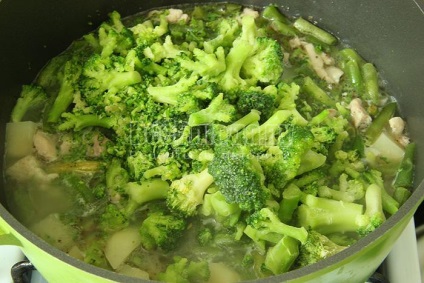 Friptură de pui cu legume (sparanghel, broccoli) - rețetă pas cu pas cu fotografie, toate felurile de mâncare