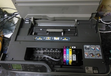 Reparatii mfu hp deskjet 3070a - demontare, curatare cap