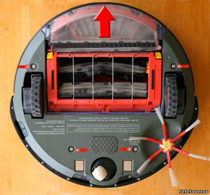 Repararea aspiratorului irobot, care se rotește la fața locului