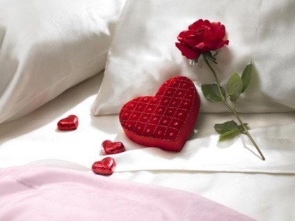 Romantikus hálószobák díszítik a szent valentin napot - házi készítésű kézzel készített