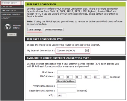 Router d link-ul dir 100 setare pas-cu-pas