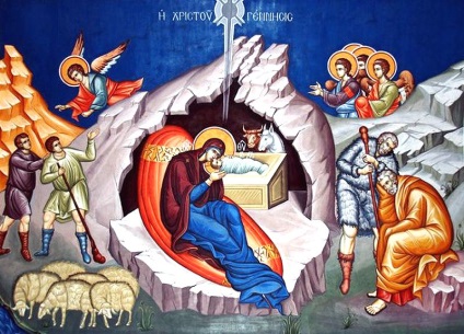 Karácsonyi ikonok és freskók