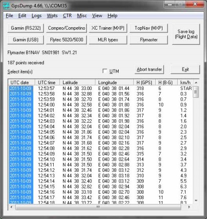 Resetarea pieselor de la dispozitivele flymaster la un format de fișier