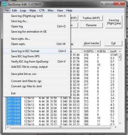 Resetarea pieselor de la dispozitivele flymaster la un format de fișier