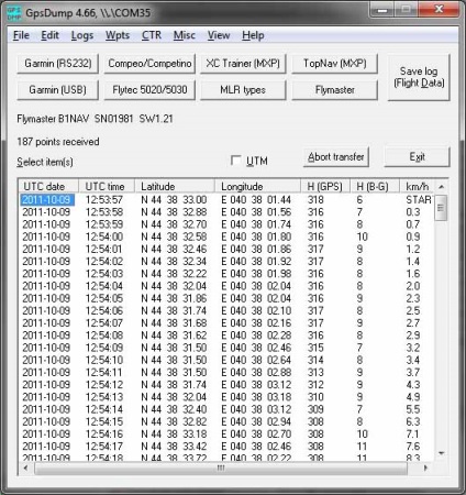 Resetarea pieselor de la dispozitivele flymaster la un format de fișier