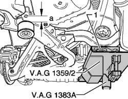 A hátsó tengely tengelyének eltávolítása és felszerelése volkswagen touareg